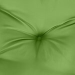 vidaXL Coussins de chaise à dossier haut lot de 4 vert mélangé tissu