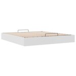 vidaXL Cadre de lit ottoman sans matelas blanc 160x200 cm similicuir