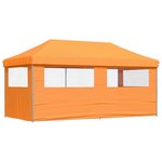 vidaXL Tente de fête 292 x 580 x 315 cm Orange Tissu Oxford