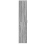 vidaXL Buffet haut sonoma gris 70x35x180 cm bois d'ingénierie