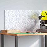 vidaXL Plaques d'aluminium 4 Pièces antidérapantes 40x20 cm