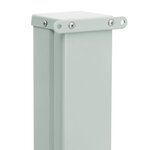 vidaXL Auvent latéral rétractable de patio 140x600 cm Rouge