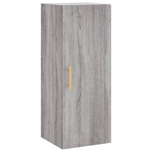 vidaXL Armoire murale sonoma gris 34 5x34x90 cm