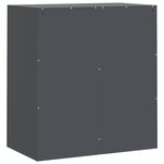 vidaXL Buffet anthracite 67x39x73 cm acier