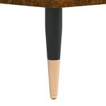 vidaXL Table de chevet chêne fumé 40x30x50 cm bois d'ingénierie