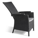 Keter Chaise inclinable de jardin Vermont Graphite 238452