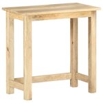 vidaXL Tables gigognes 3 Pièces Bois solide de manguier