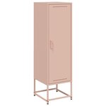 vidaXL Buffet haut rose 36x39x123 cm acier