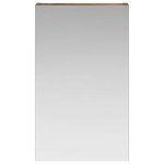 vidaXL Armoire Miroir de Salle de Bain Chêne fumé 30 x 10 5 x 50 cm