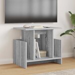vidaXL Meuble TV Gris Sonoma 50 x 35 x 45 cm Bois d'ingénierie