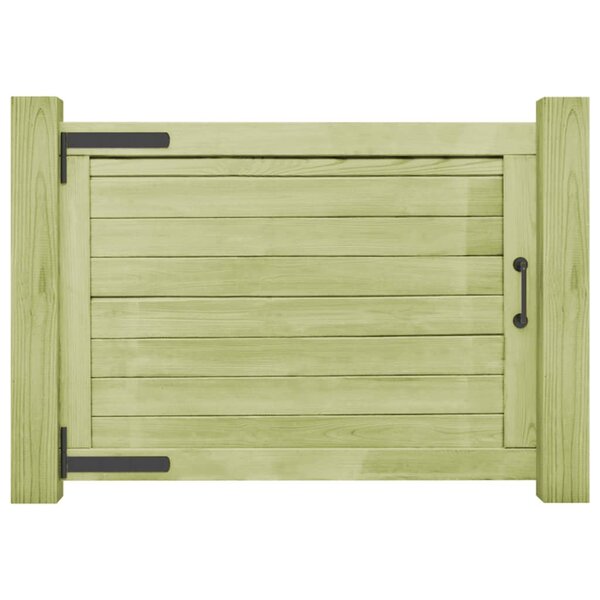 vidaXL Portail de jardin Bois de pin imprégné 75x100 cm