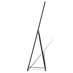 Vidaxl miroir sur pied pleine longueur noir