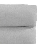 vidaXL Chaises à manger lot de 2 gris nuage tissu