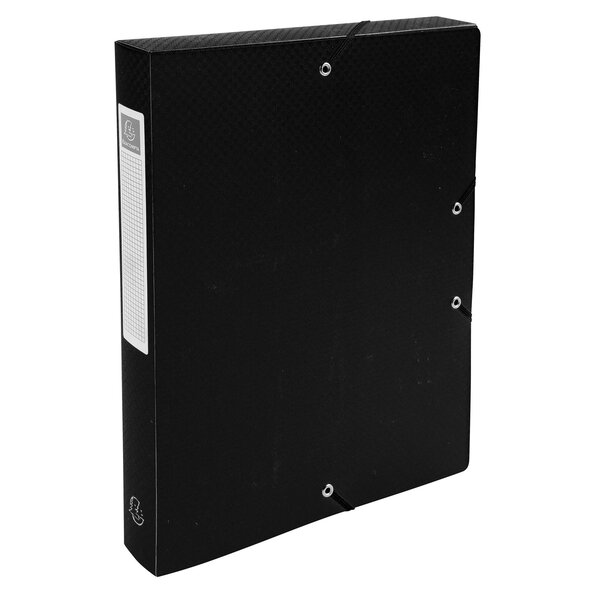 Boite De Classement Exabox Dos 40mm Polypropylène 7/10e Opak - A4 - Noir - X 8 - Exacompta