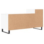 vidaXL Meuble TV Blanc 100x35x55 cm Bois d'ingénierie