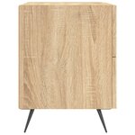 vidaXL Table de chevet chêne sonoma 40x35x47 5 cm bois d’ingénierie