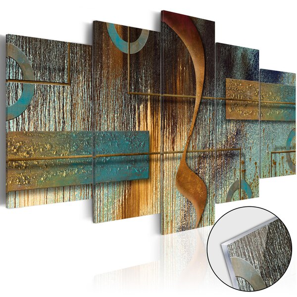 Tableau sur verre acrylique - exotic note [glass] l x h en cm 100x50