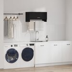 Armoire vidaXL Noir Chêne 70x32 5x35 cm en bois d'ingénierie