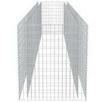 vidaXL Lit surélevé à gabion Acier galvanisé 540x90x100 cm