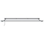vidaXL Auvent Rétractable Jaune et blanc 500 × 300 cm