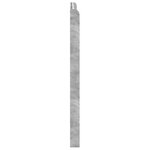 vidaXL Tête de lit Gris béton Bois d'ingénierie