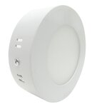 Plafonnier led rond 6w 220v - blanc froid 6000k - 8000k - silamp