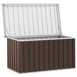 vidaXL Coffre de rangement de jardin Marron 129x67x65 cm