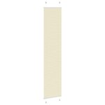 vidaXL Store plissé crème 40x200 cm largeur du tissu 39 4 cm polyester