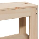 vidaXL Cadre de lit sans matelas 75x190 cm bois de pin massif