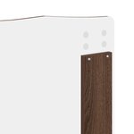 vidaXL Tête de lit Chêne brun 135 cm Bois d'ingénierie