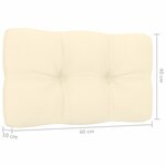 vidaXL Banc d'angle de jardin et coussins 239 cm Bois de pin imprégné