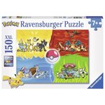 Pokémon puzzle 150 pieces xxl - les différents types de pokémon - ravensburger - puzzle enfant 150 pieces - des 7 ans