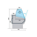 Comptoir Réfrigéré - Thermostat Electronique Froid Ventilé - AFI Collin Lucy - 1290 mm