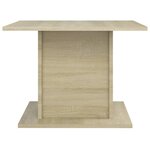 vidaXL Table basse chêne sonoma 55 5x55 5x40 cm bois d'ingénierie