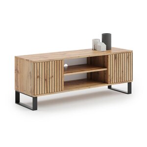 Meuble TV 155 cm décor bois design