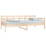 vidaXL Lit de jour sans matelas bois de pin massif 90x200 cm