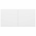 vidaXL Ensemble de meubles TV 8 Pièces Blanc Bois d'ingénierie