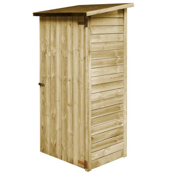 vidaXL Abri à outils de jardin Bois de pin imprégné 88 x 76 x 175 cm