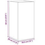 vidaXL Ensemble meuble TV 6 Pièces Bois ancien 80 x 30 x 30 cm