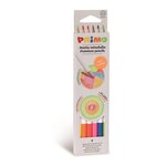 Boîte de 6 crayons de couleur fluo hexagonaux minabella. ø 3 8 mm PRIMO
