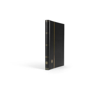 Classeur Comfort 32 pages noires pour timbres. Couleur - Noir