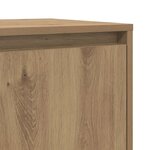 vidaXL Buffet 2 Pièces Chêne artisanal 70 x 41 x 75 cm Bois d'ingénierie