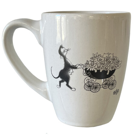 Tasse arrondie famille nombreuse - chat de dubout