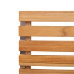 Chaises de jardin empilables vidaXL 6 Pièces 54.5x56x89 cm en teck massif