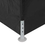 vidaXL Tente de réception 3 x 3 m Anthracite