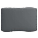 vidaXL Coussin de Palette pour Siège Anthracite 120x80x12 cm Tissu Oxford