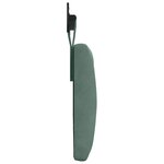 vidaXL Tête de lit suspendue Avec lumière LED Vert Mer Velours