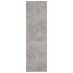 vidaXL Bibliothèque/séparateur de pièce gris béton bois d'ingénierie
