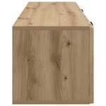 vidaXL Meuble TV mural 98 x 31 x 30 cm Chêne artisanal