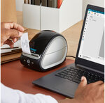 Dymo labelwriter 550  imprimante d’étiquettes sans encre  reconnaissance automatique des étiquettes  4 rouleaux d'étiquettes  pc/mac